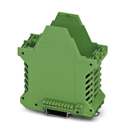 ME 45 UT/FE BUS/10+2 GN    Lower part of housing, integrated 10-pos. cross connection link for parallel through contacting, and 2-pos. connection link