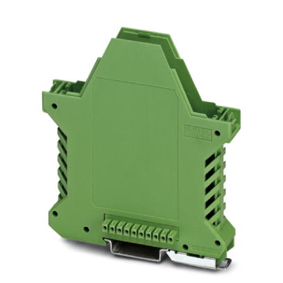 ME 17,5 UT/FE BUS/10 GN    Housing base, 10-position integrated cross connector for parallel through contacting