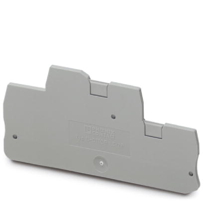 D-QTTCB 1,5/2P    End cover for modular terminal blocks, Length: 87.8 mm, Width: 2.2 mm, Height: 49.