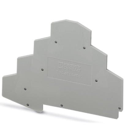 D-ST 2,5-PE/3L    End cover for modular terminal blocks, Length: 98.5 mm, Width: 2.2 mm, Height: 73