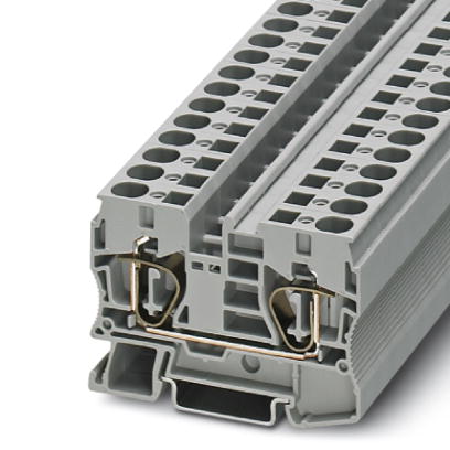 ST 10    Feed-through modular terminal block, Type of connection: Spring-cage connection, Spring-cag