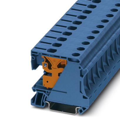 UTN 16    N disconnect terminal block, Screw connection, Cross section: 6 mm? - 25 mm?, AWG: 10 - 4, Width: 12.2 mm, Color: blue, Mounting type: NS 35