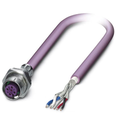 SACCBP-FS-5CON-PG9/0,5-920SCO    Bus system flush-type socket, DeviceNet/CANopen, 5-pos., M12, shielded, A-coded, Speedcon, rear/screw mounting with P