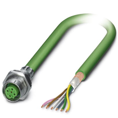 SACCBP-FSB-5CON-PG9/2,0-900SCO    Bus system flush-type socket, INTERBUS, 5-pos., M12, shielded, B-coded, SPEEDCON, rear/screw mounting with Pg9 threa