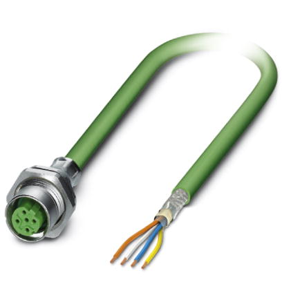 SACCBP-FSD-4CON-PG9/1,0-933SCO    Bus system flush-type socket, PROFINET, 4-pos., M12, shielded, D-coded, SPEEDCON, rear/screw mounting with Pg9 threa