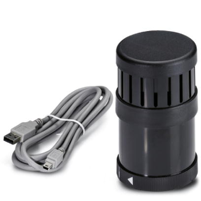 PSD-S AE V15/1    Voice output element, 24 V DC, up to 15 sound sequences, maximum 60 minutes play time, black