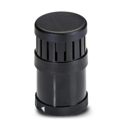 PSD-S AE SP1-3 100DB/2    Siren element, pulse tone, 24 V DC, self-regulating volume, max. 100 dB(A), black