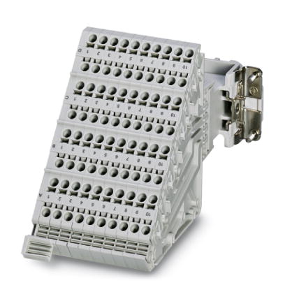 HC-D 40-A-TWIN-PER-F    HEAVYCON terminal adapter female insert, D40 series, 40-pos., left PE connection for the right side of the control cabinet, pu