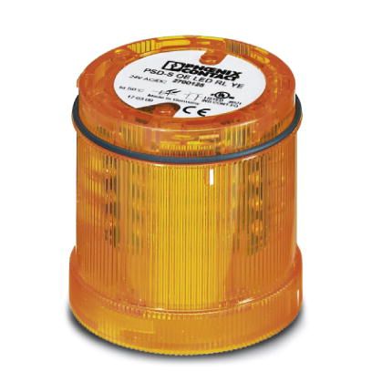PSD-S OE LED RL YE    LED rotating light element, 24 V AC/DC, yellow