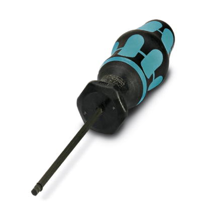 TSD 02 SAC    Torque screwdriver, with preset torque of 0.2 Nm and 4 mm hexagonal drive