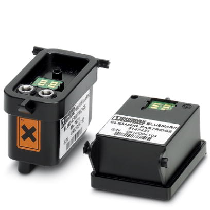 BLUEMARK FLUID-CARTRIDGE    Patrone, zum Austausch, 28 ml UV-Farbe, schwarz inkl. Reinigungskartusch