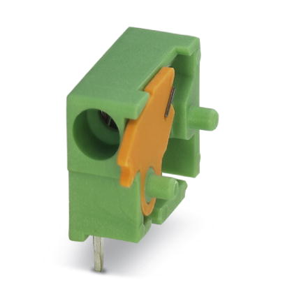 FFKDS/H2-5,08    PC terminal block, Nominal current: 15 A, Nom. voltage: 250 V, Pitch: 5.08 mm, Number of positions: 1, Type of connection: Spring-cag