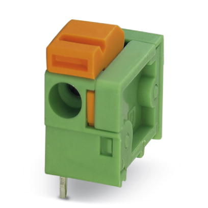 FFKDSA/H1-7,62    PC terminal block, Nominal current: 17.5 A, Nom. voltage: 400 V, Pitch: 7.62 mm, Number of positions: 1, Type of connection: Spring-