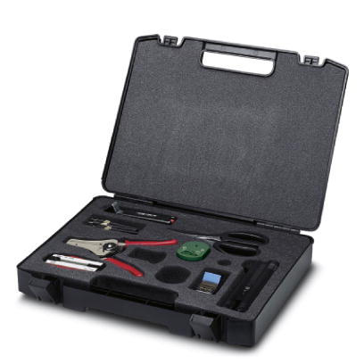 PSM-HCS-KONFTOOL/B-FOC    HCS DIY case for B-FOC(ST) quick mounting connector, including four B-FOC(ST) quick mounting connectors, stripping knife, st