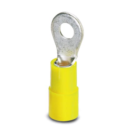 C-RCI 6/M4    Ring cable lug, yellow, 4-6 mm?, M4