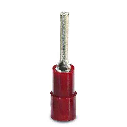 C-PCI 1,5/2    Stiftkabelschuh, rot, 0,5 - 1,5 mm?, L1=12 mm