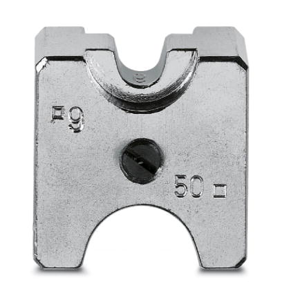 CRIMPFOX-C120 RC 50/F-DIE    Gesenk (Unterteil), fur CRIMPFOX-C120, fur unisolierte Kabelschuhe (DIN 46234) 6 + 50 mm?, Indent-Crimp