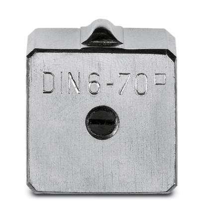 CRIMPFOX-C120 RC 70/M-DIE    Gesenk (Oberteil), fur CRIMPFOX-C120, fur unisolierte Kabelschuhe (DIN 46234) 6 - 70 mm?, Indent-Crimp