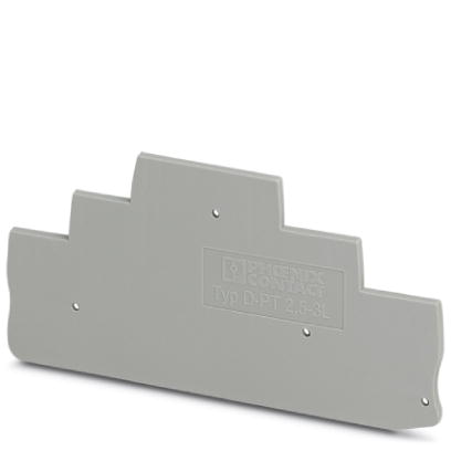 D-PT 2,5-3L    Cover, Length: 102 mm, Width: 2.2 mm, Color: gray