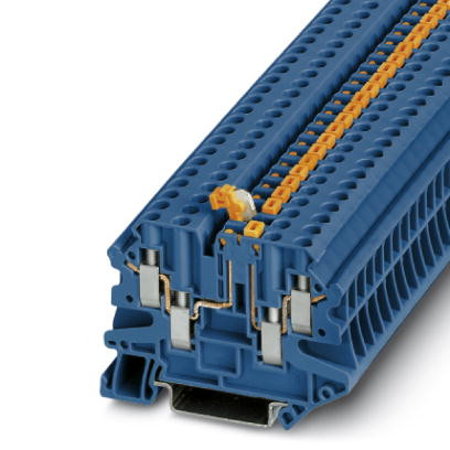 UT 4-QUATTRO-MT P/P BU    Feed-through modular terminal block, Connection type: Screw connection, Cr