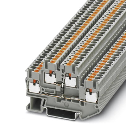 PTTB 2,5-DIO/U-O    Feed-through modular terminal block, Connection type: Leg spring connection, Cro