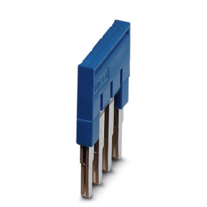 FBS 4-5 BU    Cross connector/jumper for modular terminal block, Number of positions: 4, Color: blue