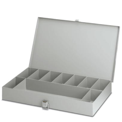 CRIMPSET 6/25 LEER    Assortment box, metal, no components mounted