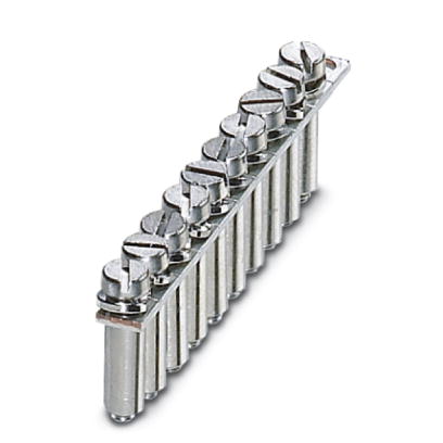 FBR 10-5-EX    Cross connector/jumper for modular terminal block, Number of positions: 10, Color: white aluminum