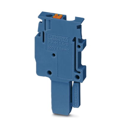 PP-H 2,5/1-M BU    COMBI plugs, Type of connection: Leg spring connection, Number of positions: 1, C