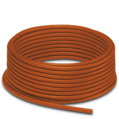 SAC-4P-100,0-150/0,34    Cable ring, PUR halogen-free irradiated orange, 4-pos., conductor colors: Brown / white / blue / black, cable length: 100 m