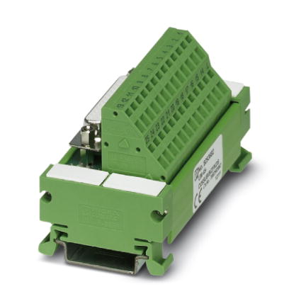 UM 45-D25SUB/B/ZFKDS    VARIOFACE module, with spring-cage connection and D-Subminiature socket strip, for mounting on NS 35/7.5, 25-pos.