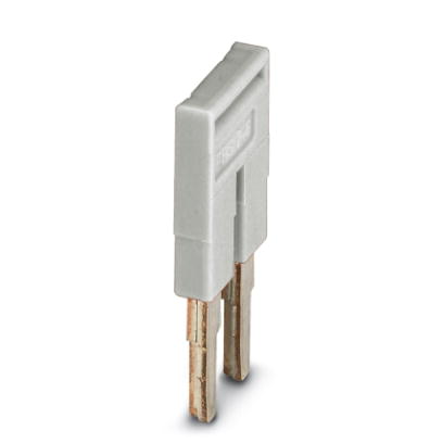 FBS 2-6 GY    Cross connector/jumper for modular terminal block, Number of positions: 2, Color: gray