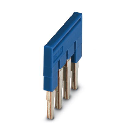 FBS 4-6 BU    Cross connector/jumper for modular terminal block, Number of positions: 4, Color: blue