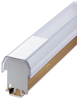 AP 2 METER    Cover profile, for covering terminal strips, snaps onto cover profile carrier AP 2-TU,