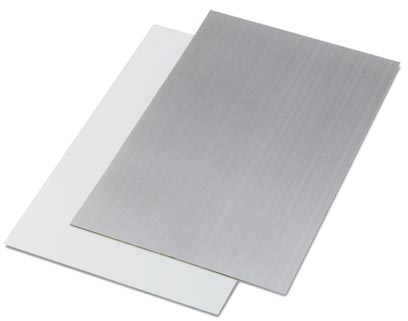 GPK 300X280X1,5 WH/BK    Engraving plate, material thickness: 1.5 mm, length: 300 mm, width: 280 mm,