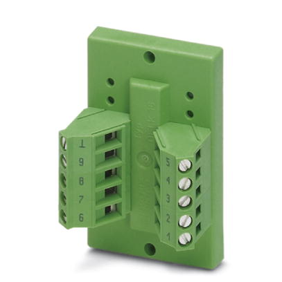 DFLK-D 9 SUB/S    VARIOFACE panel feed-through module, for direct coupling of single signal lines of up to 2.5 mm?, with D-Subminiature pin strip, 9-p