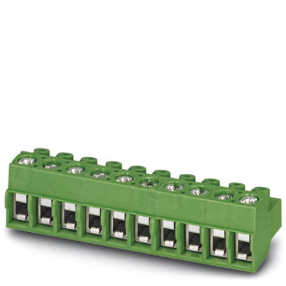 PT 1,5/ 2-PVH-5,0-A    Plug component, Nominal current: 10 A, Nom. voltage: 250 V, Pitch: 5 mm, Number of positions: 2, Connection type: Screw connect
