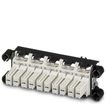 VC-TR4/5M-PEA-S22222-SET    Contact insert set for sleeve side, sleeve frame with PE, 4 fixing screws, 2-pos. contact inserts preassembled, 6 coding p