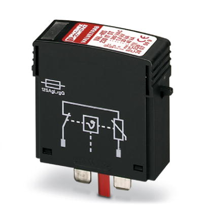 VAL-MS 230 IT ST    Surge protection connector type 2 with high-capacity varistor for VAL-MS base element, thermal monitoring, visual fault warning. D