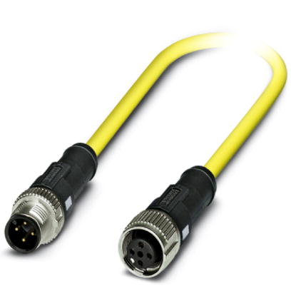 SAC-4P-M12MS/ 1,5-542/M12FS BK