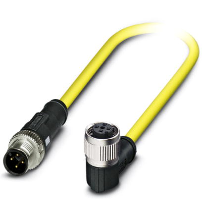 SAC-4P-M12MS/ 1,5-542/M12FR BK