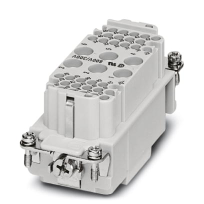 HC-K 6/36-EBUC    HEAVYCON female insert, K6/36 series, for 6 power and 36 control contacts, crimp connection