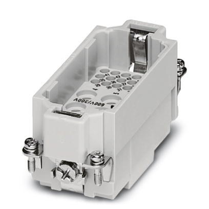 HC-K 6/36-ESTC    HEAVYCON male insert, K6/36 series, for 6 power and 36 control contacts, crimp connection