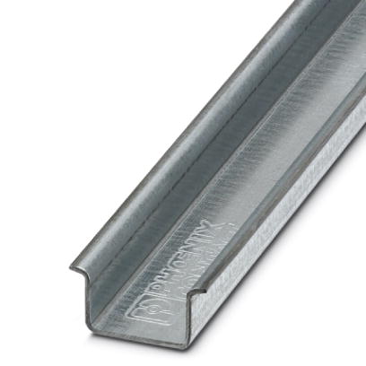 NS 35/15 ZN UNPERF 2000MM    DIN rail, material: Galvanized, unperforated, height 15 mm, width 35 mm, length: 2 m