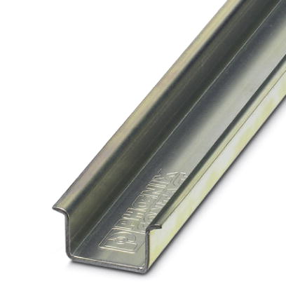 NS 35/15 UNPERF 2000MM    DIN rail, material: Steel, unperforated, height 15 mm, width 35 mm, length: 2 m