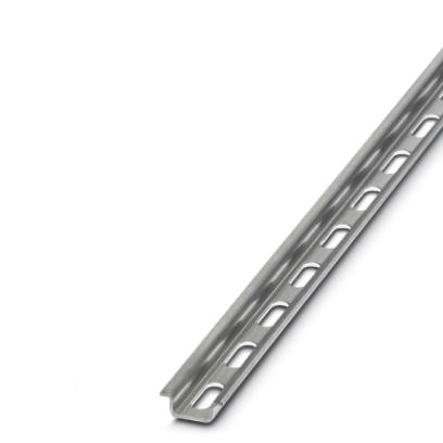 NS 15 AL PERF 2000MM VPE 10    DIN rail, material: Aluminum, perforated, height 5.5 mm, width 15 mm, length: 2 m