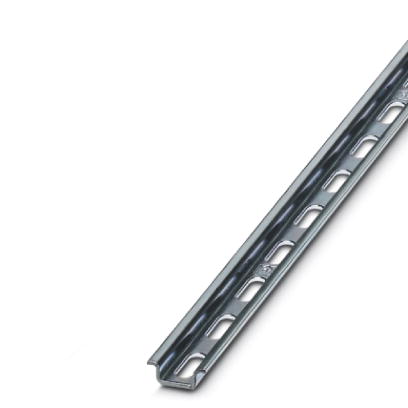 NS 15 WH PERF 2000MM-VPE 10    DIN rail, material: steel, perforated, height 5.5 mm, width 15 mm, length: 2 m