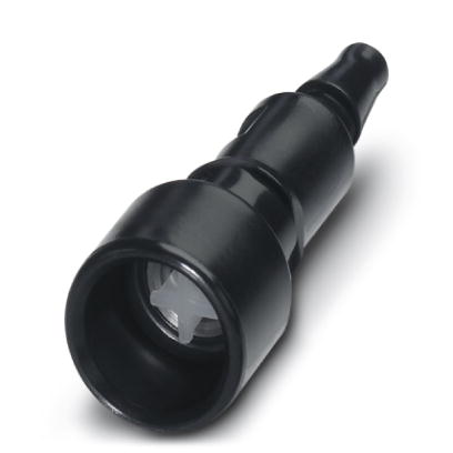HC-M-PN3-3,00-BU-V    Pneumatics female connector with valve, for HC-M-PN3 module, cross section of hose 3.0 mm