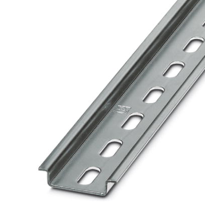 NS 35/ 7,5 ZN PERF 2000MM    DIN rail, material: Galvanized, perforated, height 7.5 mm, width 35 mm, length: 2 m