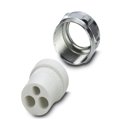VC-M-KV-PG16 1X5/2X6    Multiple screw connection Pg16, made of metal, consisting of rubber seal with several holes and a pressure screw, for cable sc